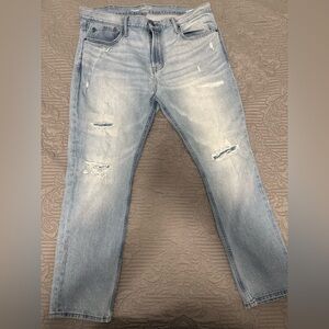 Old Navy Distressed Light Wash Jeans